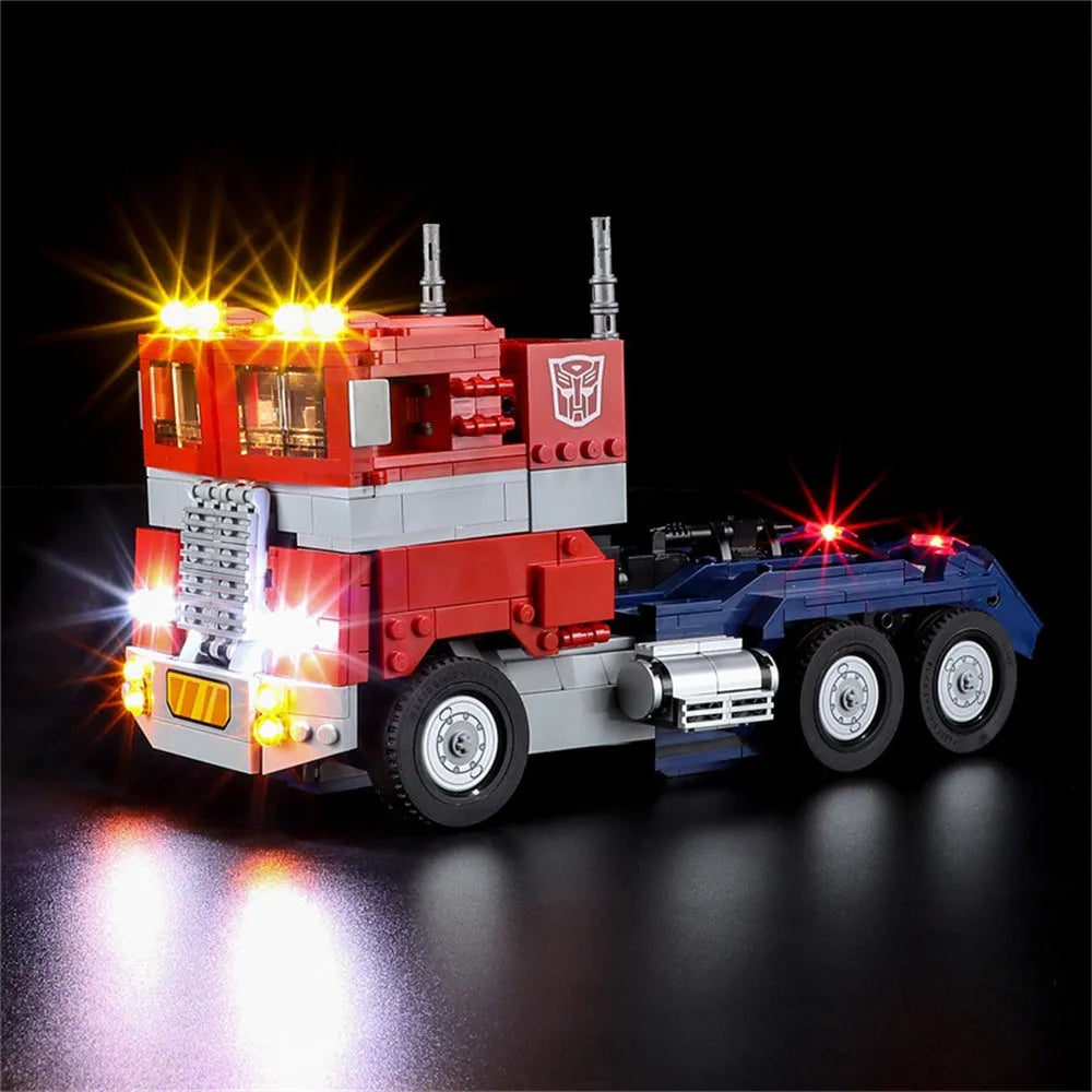 Lights Set DIY Lights Set For Ideas 10302 Optimus Prime Autobot Construction Set Toys - 11