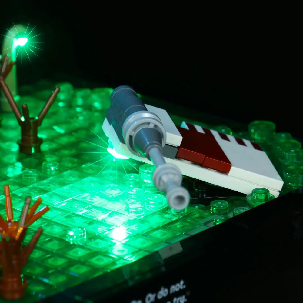 Lights Set LED Light Kit For Star Wars 75330 Training Diorama - 11