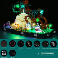 Thumbnail for Lights Set LED Light Kit For Star Wars 75330 Training Diorama - 12