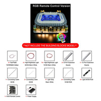 Thumbnail for Lights Set LED Light Set For 10299 Real Madrid Santiago Bernabeu Construction Set Toys - 9