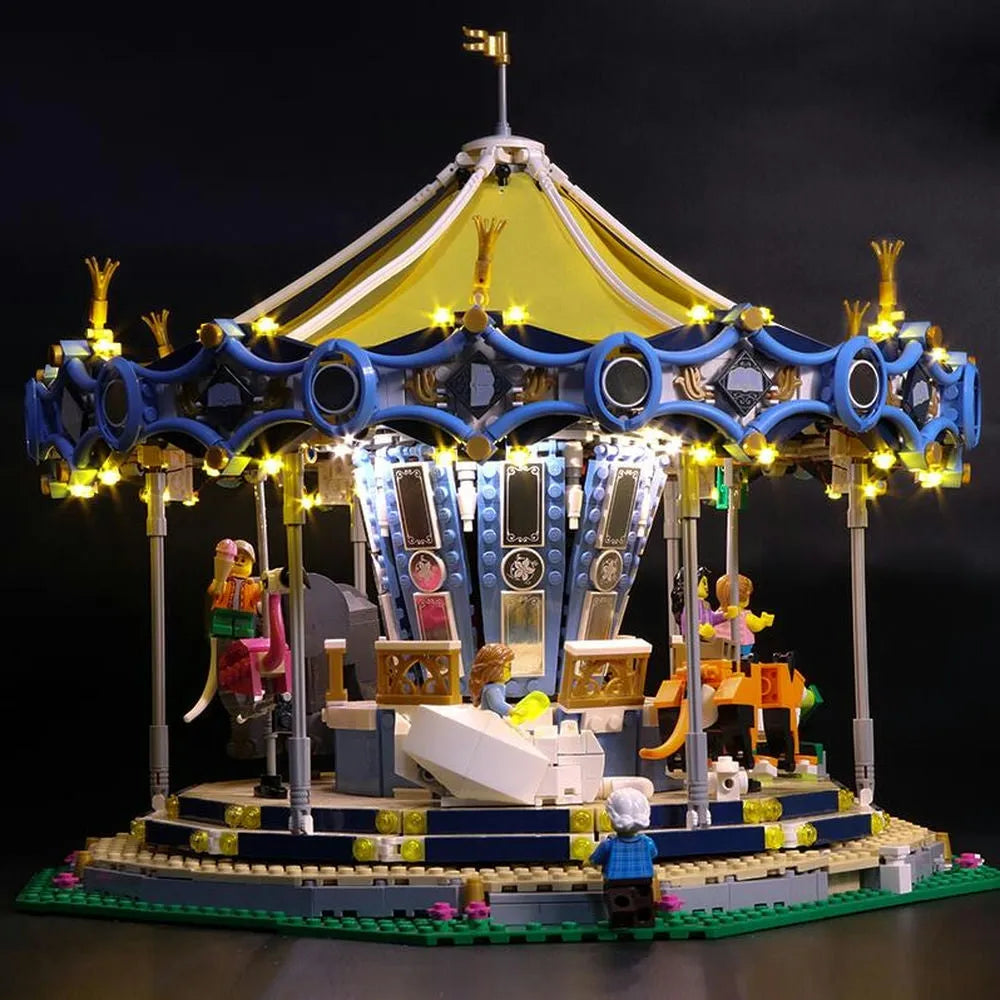 Lights Set LED Light Set For Creator 10257 The Carousel Construction Set Toys - 9