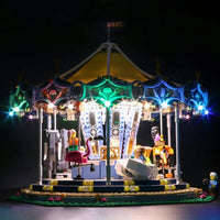 Thumbnail for Lights Set LED Light Set For Creator 10257 The Carousel Construction Set Toys - 8