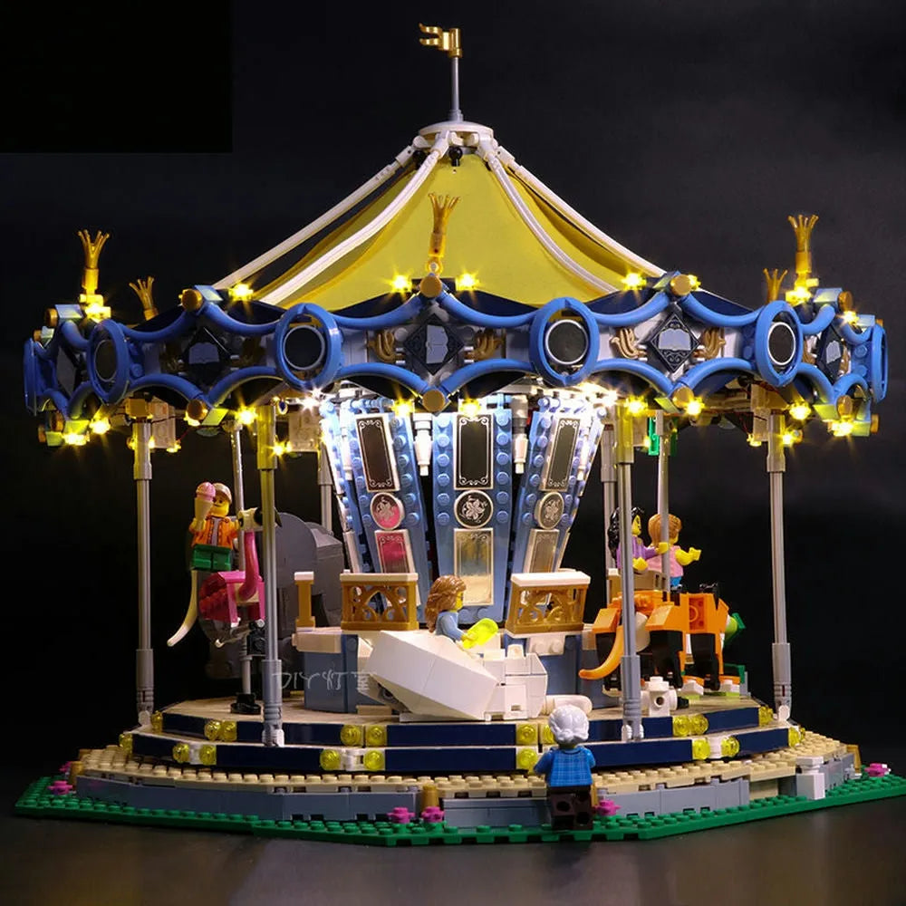 Lights Set LED Light Set For Creator 10257 The Carousel Construction Set Toys - 1