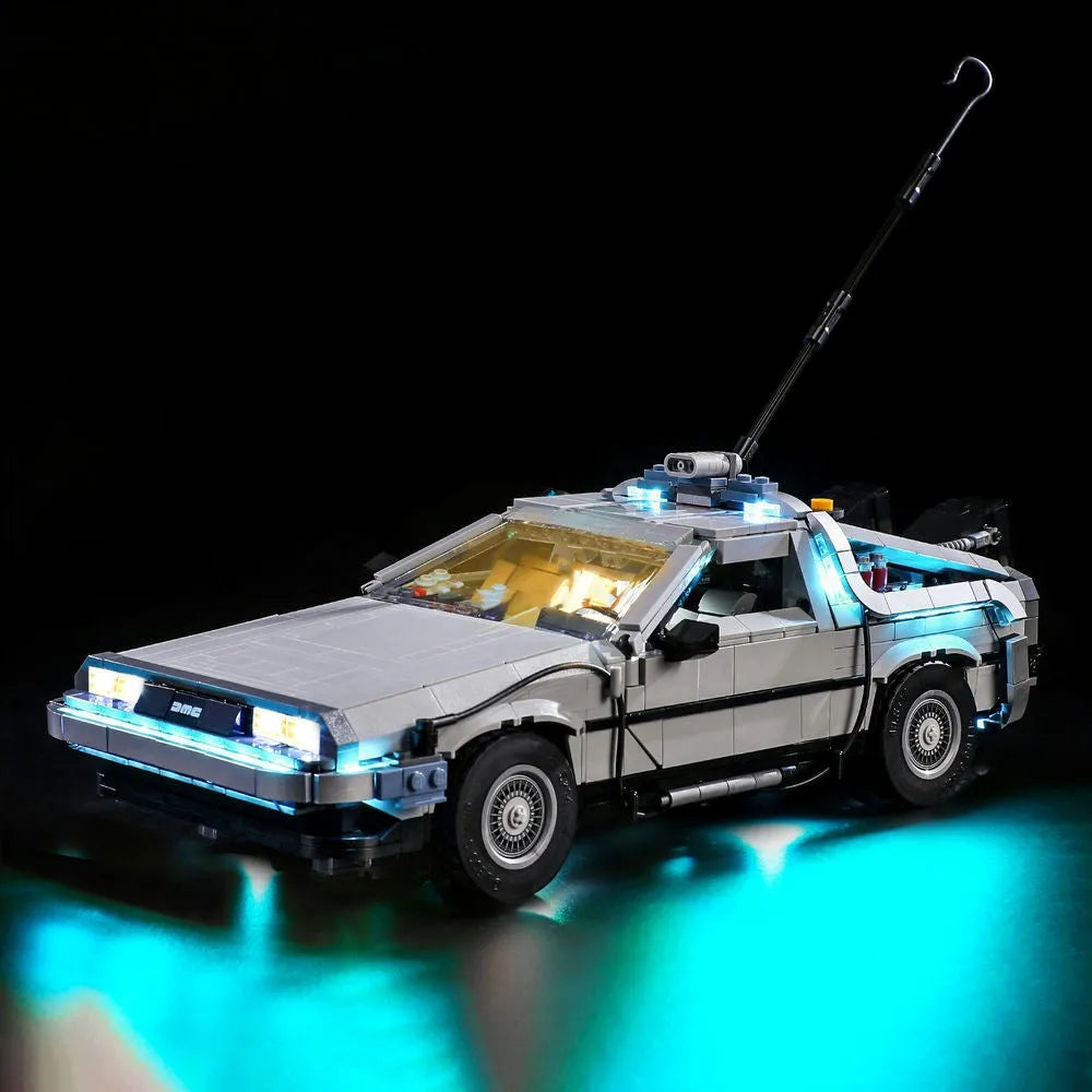 Lights Set LED Light Set For Creator 10300 Back to the Future Time Machine Car Construction Set Toys - 10