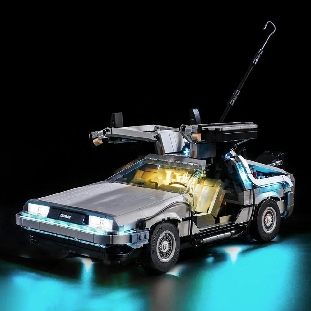 Lights Set LED Light Set For Creator 10300 Back to the Future Time Machine Car Construction Set Toys - 1