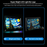 Thumbnail for Lights Set LED Light Set For Ideas 21333 The Starry Night Vincent Van Gogh Construction Set Toys - 4