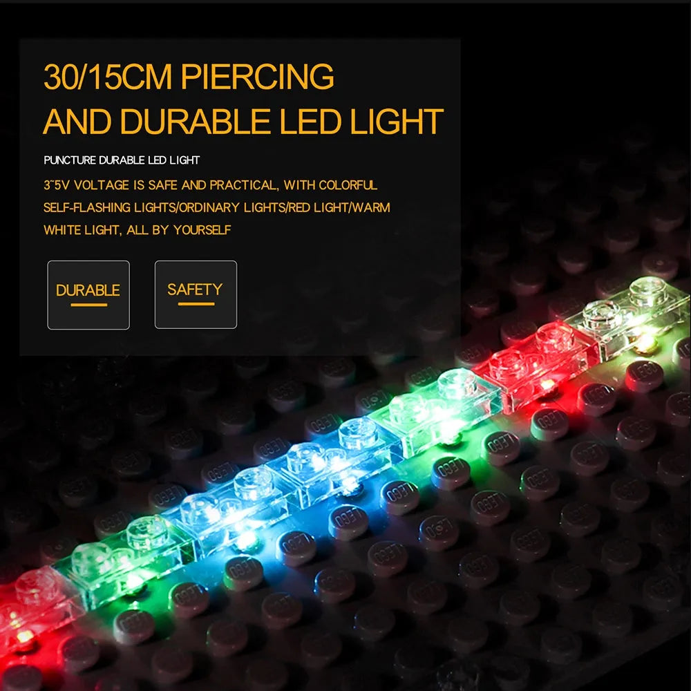 Lights Set LED Light For Star Wars 75329 Trench Run Diorama - 8