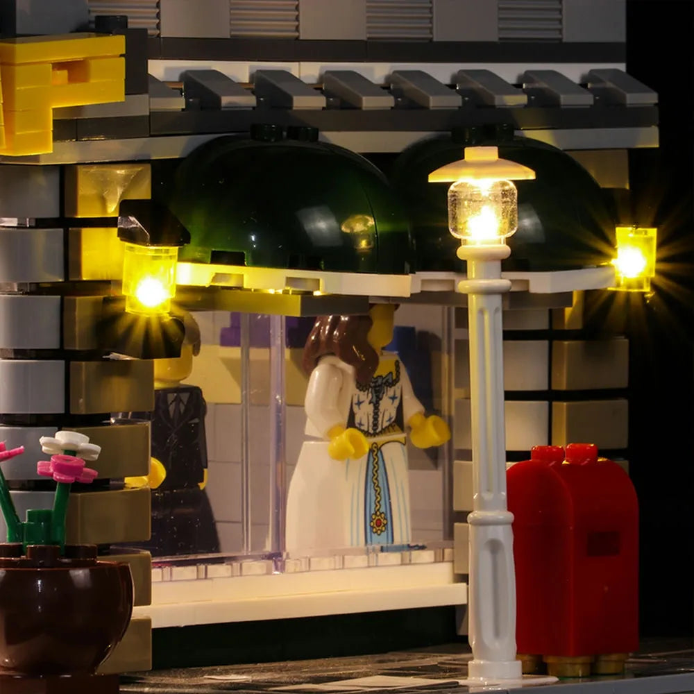 Lights Set LED Lighting Set For 10211 Creator Grand Emporium Construction Set Toys - 7