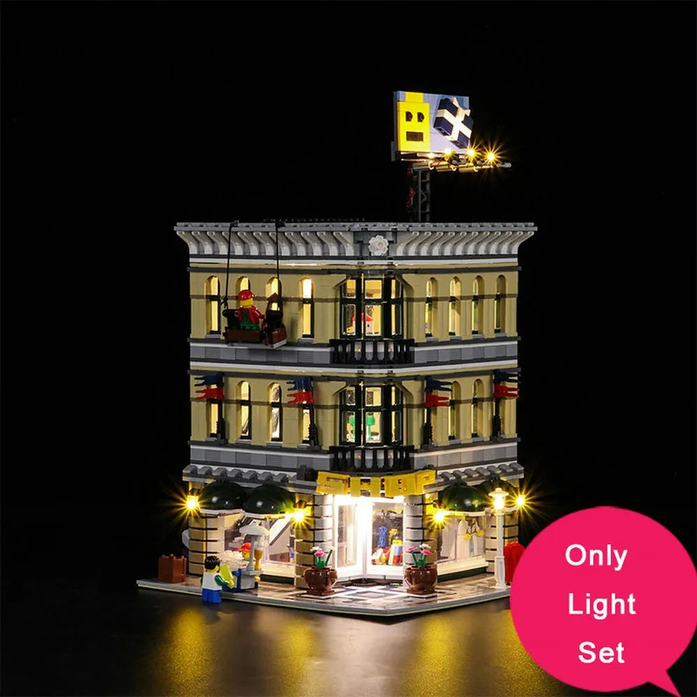 Lights Set LED Lighting Set For 10211 Creator Grand Emporium Construction Set Toys - 2