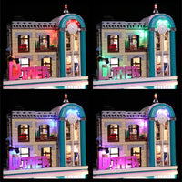 Thumbnail for Lights Set LED Lighting Set For 10260 Downtown Diner Construction Set Toys - 2