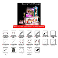 Thumbnail for Lights Set LED Lighting Set For 10260 Downtown Diner Construction Set Toys - 8