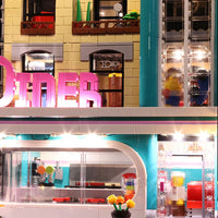 Thumbnail for Lights Set LED Lighting Set For 10260 Downtown Diner Construction Set Toys - 6