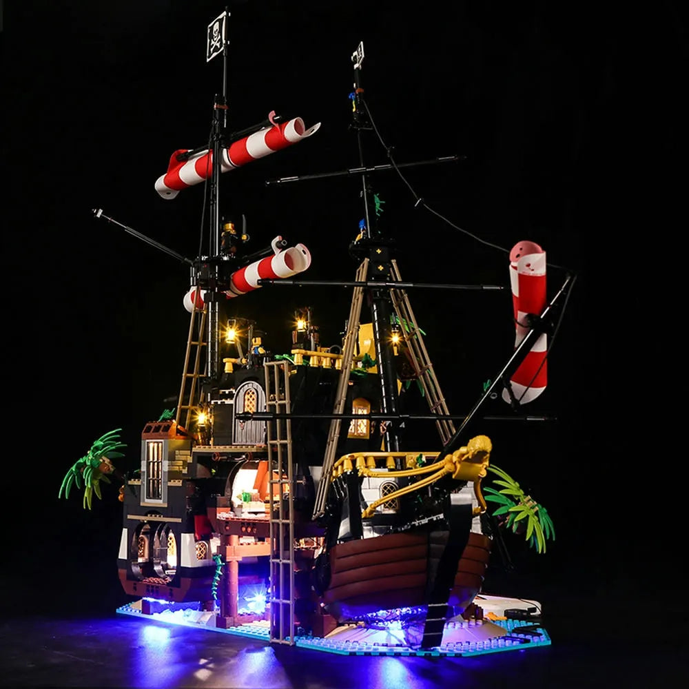 Lights Set LED Lighting Set For 21322 Pirates Of Barracuda Bay Construction Set Toys - 4