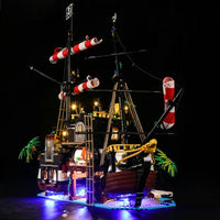 Thumbnail for Lights Set LED Lighting Set For 21322 Pirates Of Barracuda Bay Construction Set Toys - 4