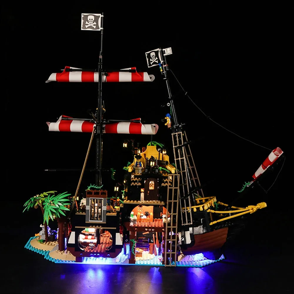 Lights Set LED Lighting Set For 21322 Pirates Of Barracuda Bay Construction Set Toys - 2