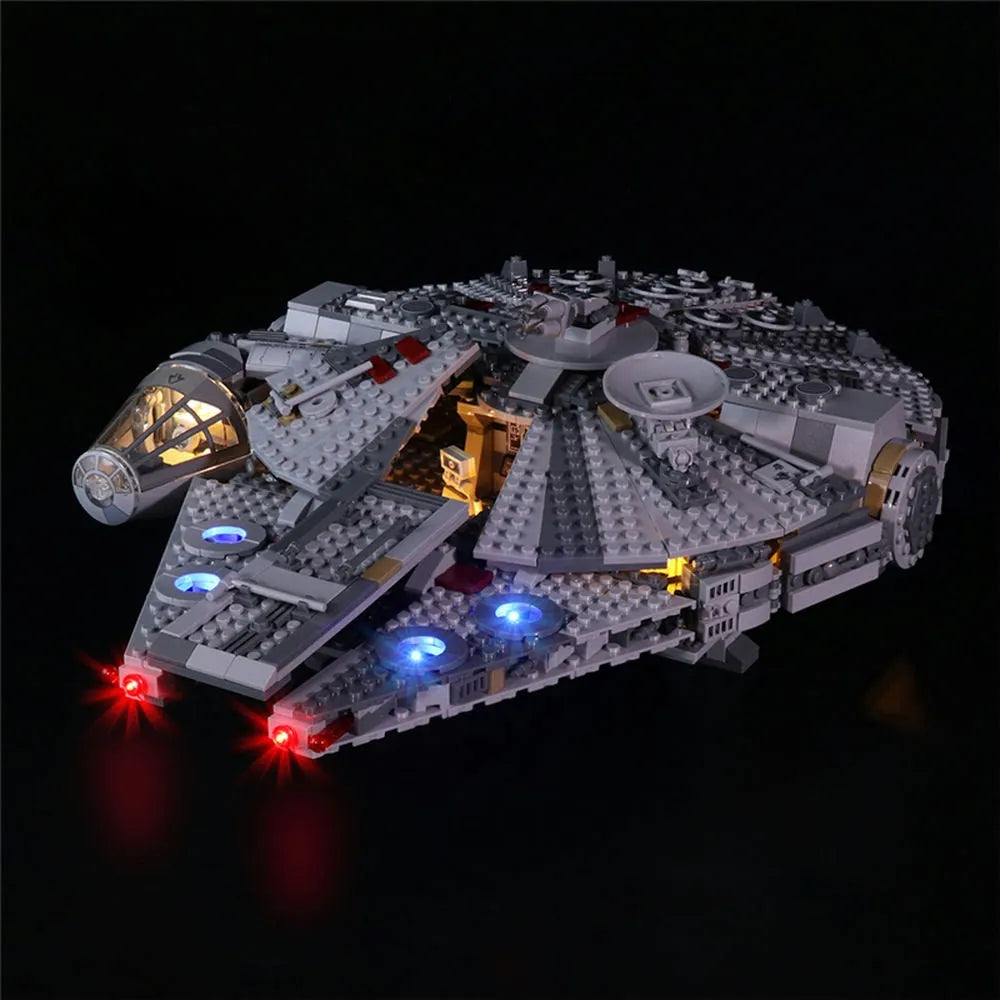 Lights Set LED Lighting Set For 75257 Millennium Falcon Construction Set Toys - 1