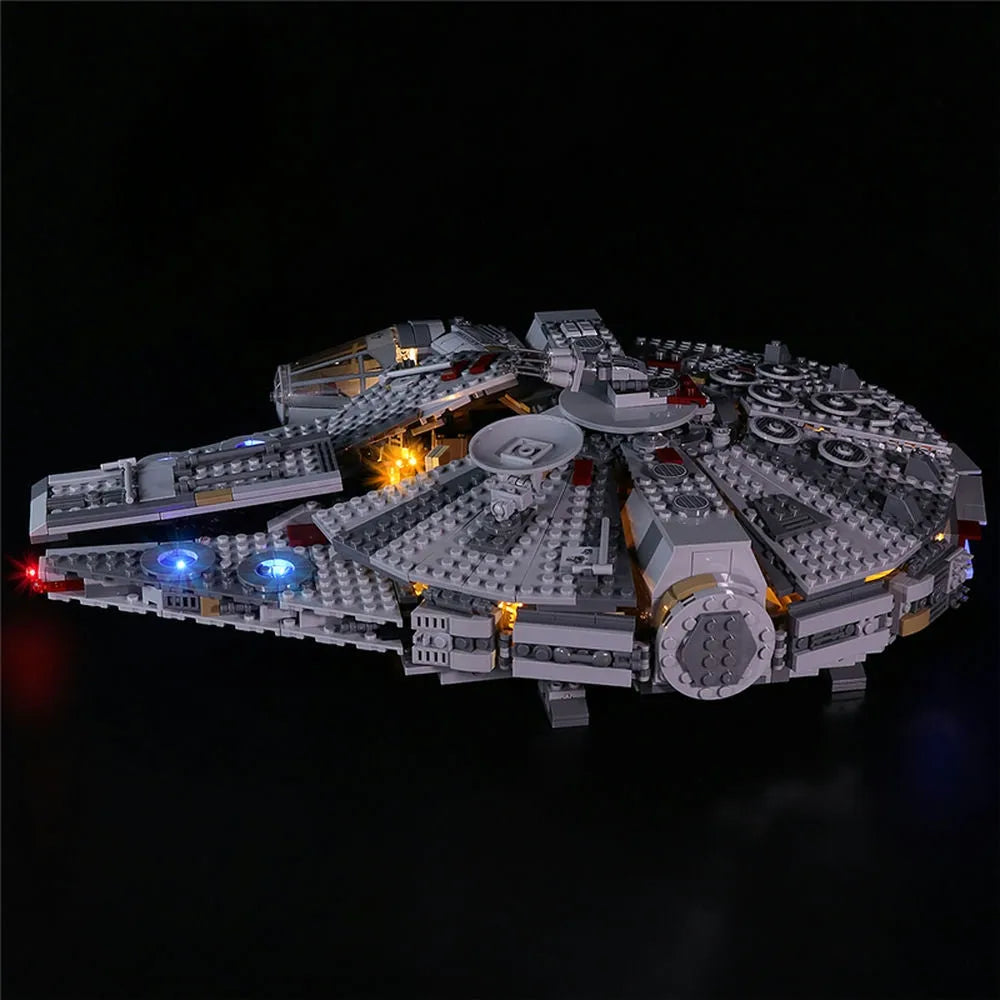 Lights Set LED Lighting Set For 75257 Millennium Falcon Construction Set Toys - 5