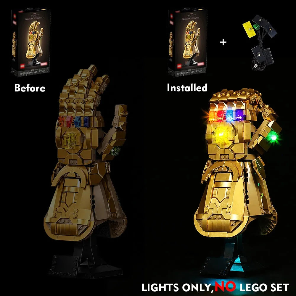 Lights Set LED Lighting Set For 76191 Infinity Gauntlet Model Construction Set Toys - 4