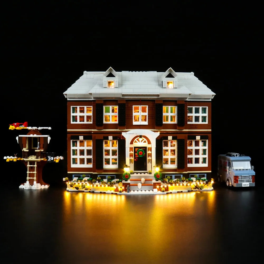 Lights Set LED Lighting Set For Ideas 21330 Home Alone House Construction Set Toys - 2