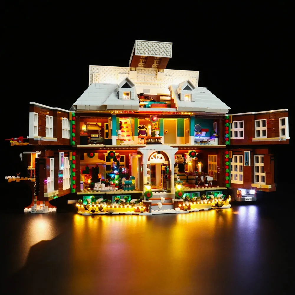 Lights Set LED Lighting Set For Ideas 21330 Home Alone House Construction Set Toys - 6