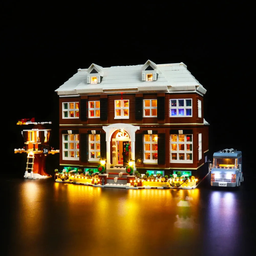 Lights Set LED Lighting Set For Ideas 21330 Home Alone House Construction Set Toys - 1