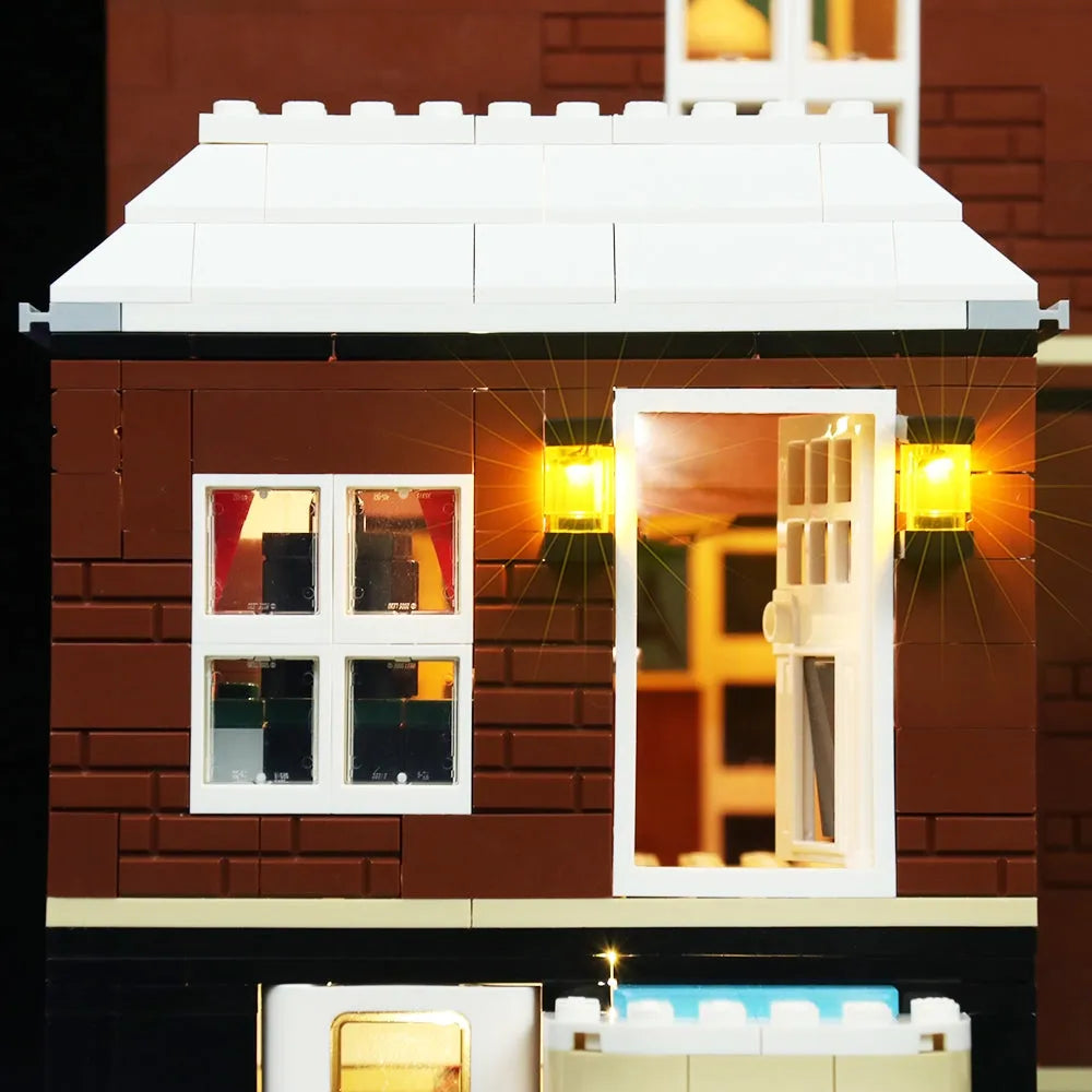 Lights Set LED Lighting Set For Ideas 21330 Home Alone House Construction Set Toys - 9