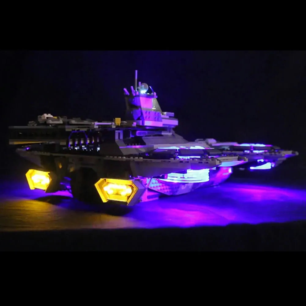 Lights Set LED Lights For 76042 Super Heroes The Shield Helicarrier Construction Set Toys - 5