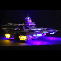 Thumbnail for Lights Set LED Lights For 76042 Super Heroes The Shield Helicarrier Construction Set Toys - 5