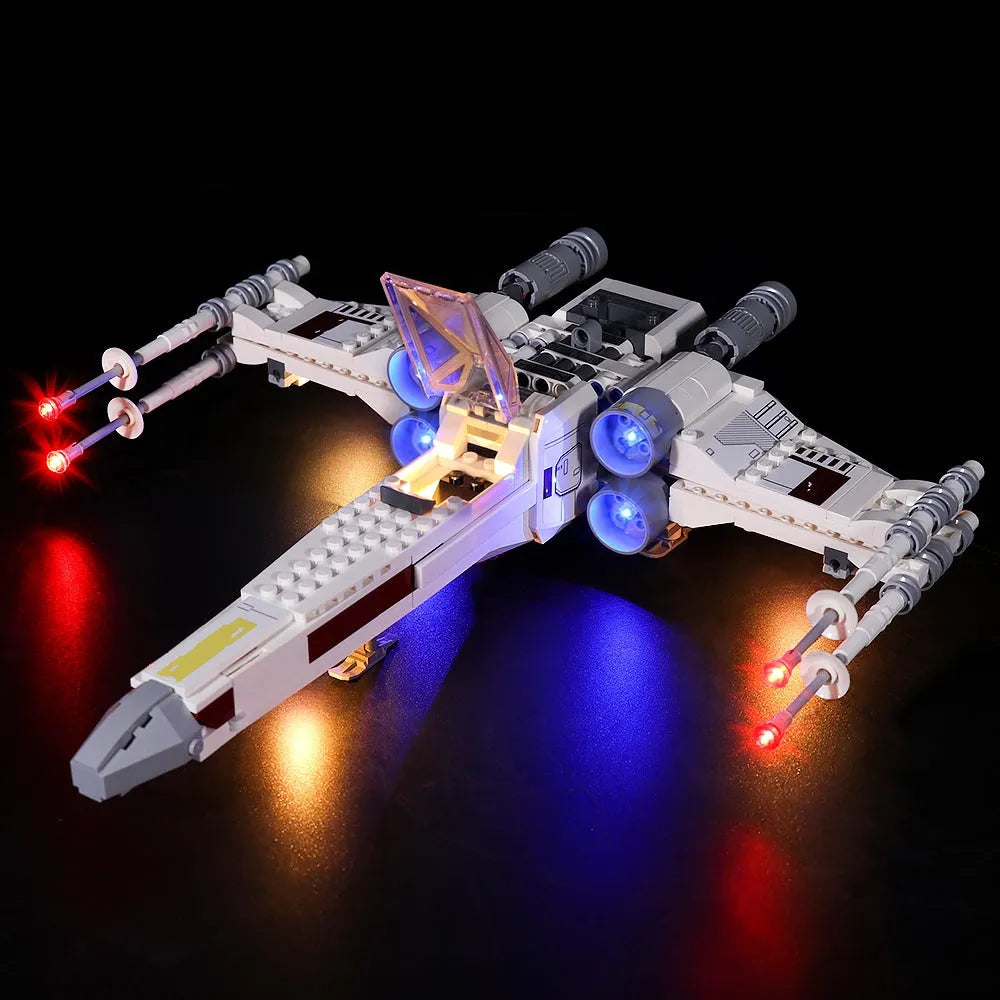 Lights Set LED Lights For Star Wars 75301 Luke Skywalker X-Wing Fighter Construction Set Toys - 1