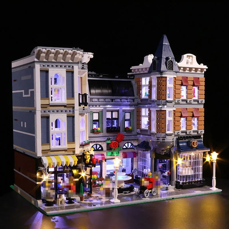 Lights Set LED Lights Kit For 10255 The Assembly Square Construction Set Toys - 2