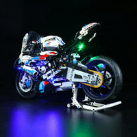 Thumbnail for Lights Set LED Lights Set For 42130 Racing Motorcycle M 1000 RR Construction Set Toys - 4