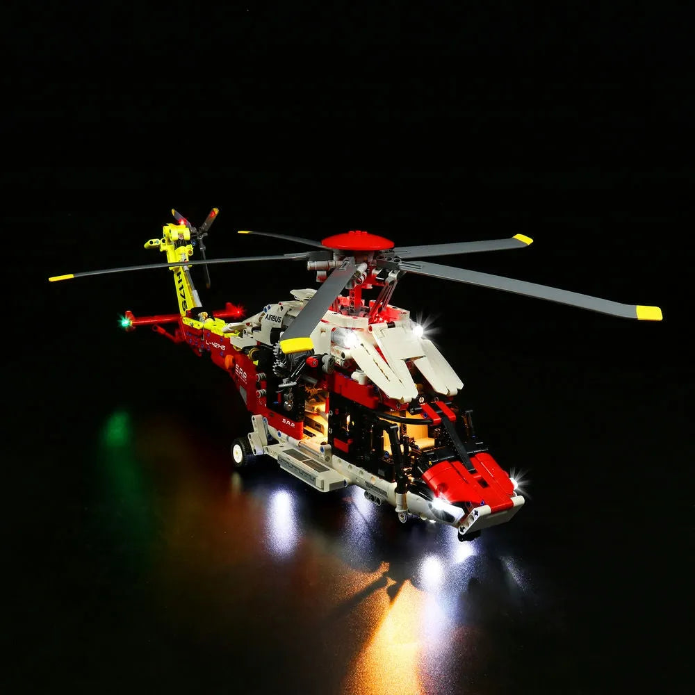 Lights Set LED Lights Set For 42145 The Rescue Helicopter Construction Set Toys - 5