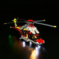 Thumbnail for Lights Set LED Lights Set For 42145 The Rescue Helicopter Construction Set Toys - 5