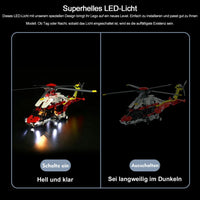 Thumbnail for Lights Set LED Lights Set For 42145 The Rescue Helicopter Construction Set Toys - 7