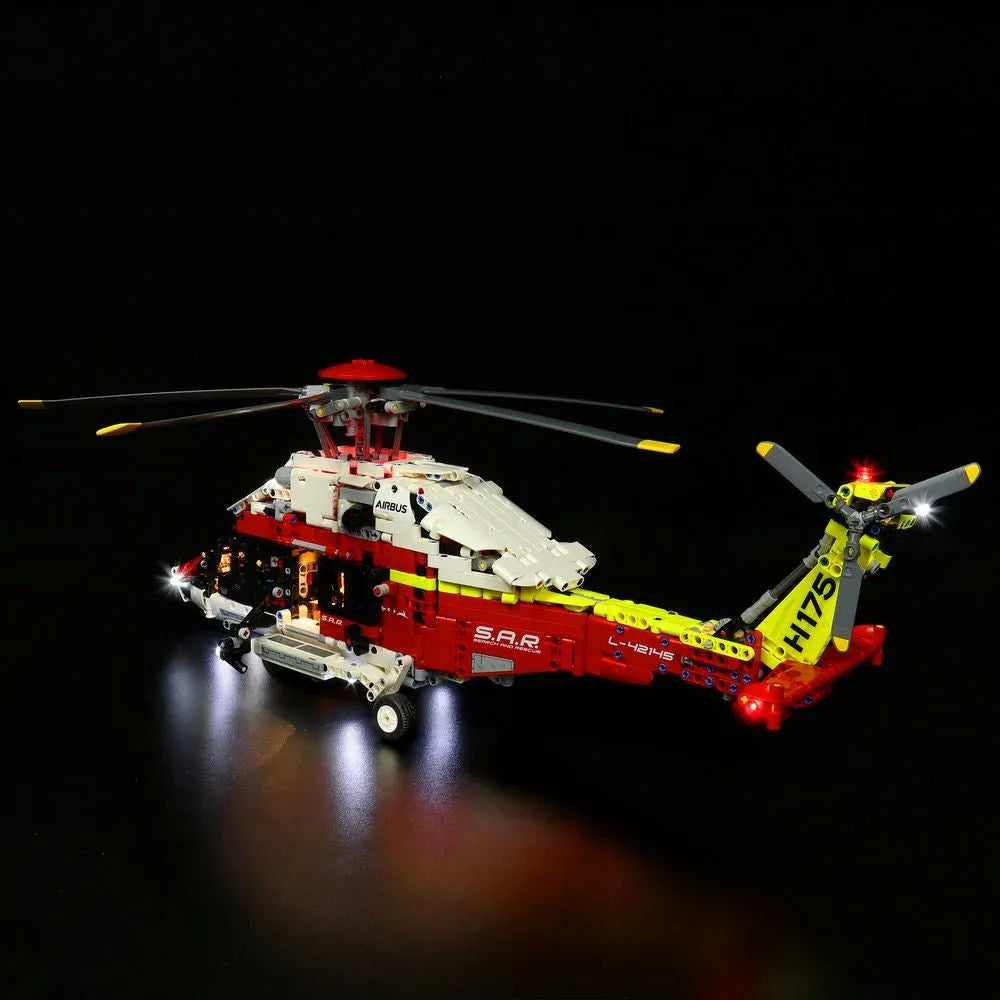 Lights Set LED Lights Set For 42145 The Rescue Helicopter Construction Set Toys - 4