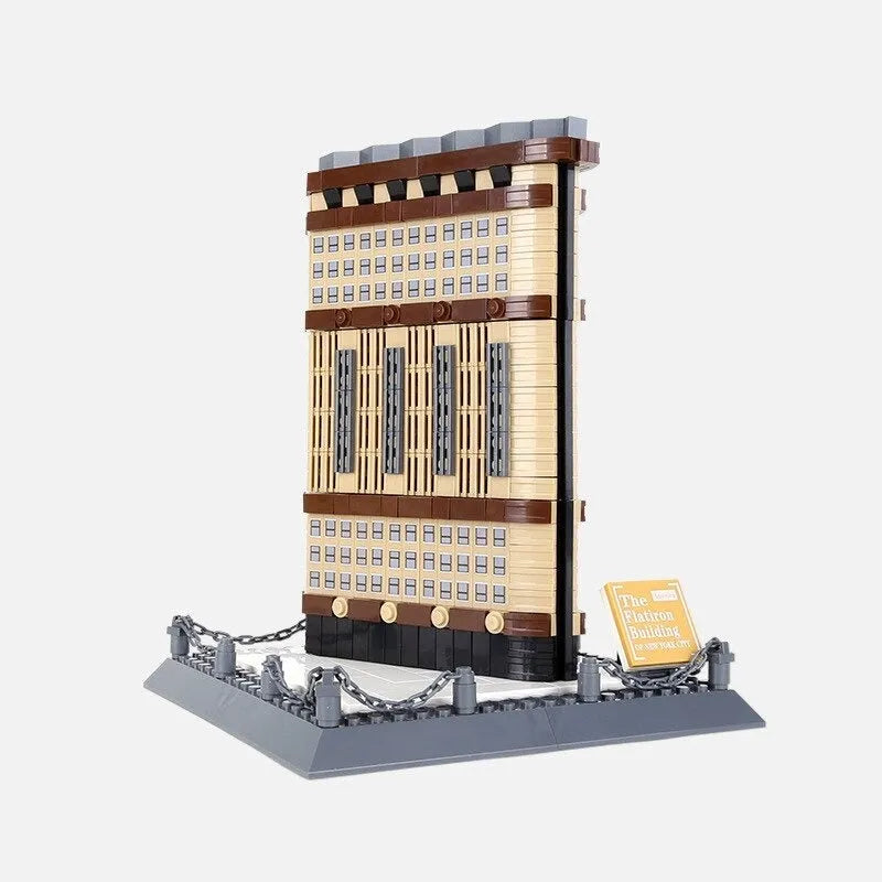 Building Blocks MOC Architecture New York Flatiron Bricks Kids Toys 4220 Construction Set Toys - 3