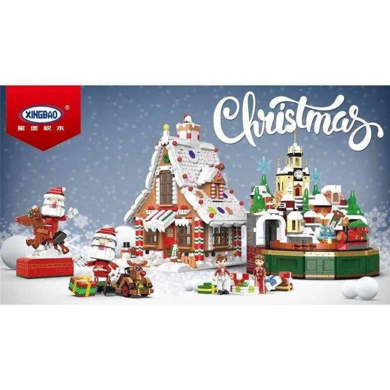 Building Blocks Christmas MOC Expert Gingerbread House Bricks Toys Construction Set Toys - 6