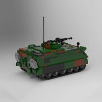 Thumbnail for Building Blocks Military WW2 M113 Amphibious Transport Vehicle Bricks Toys Construction Set Toys - 4