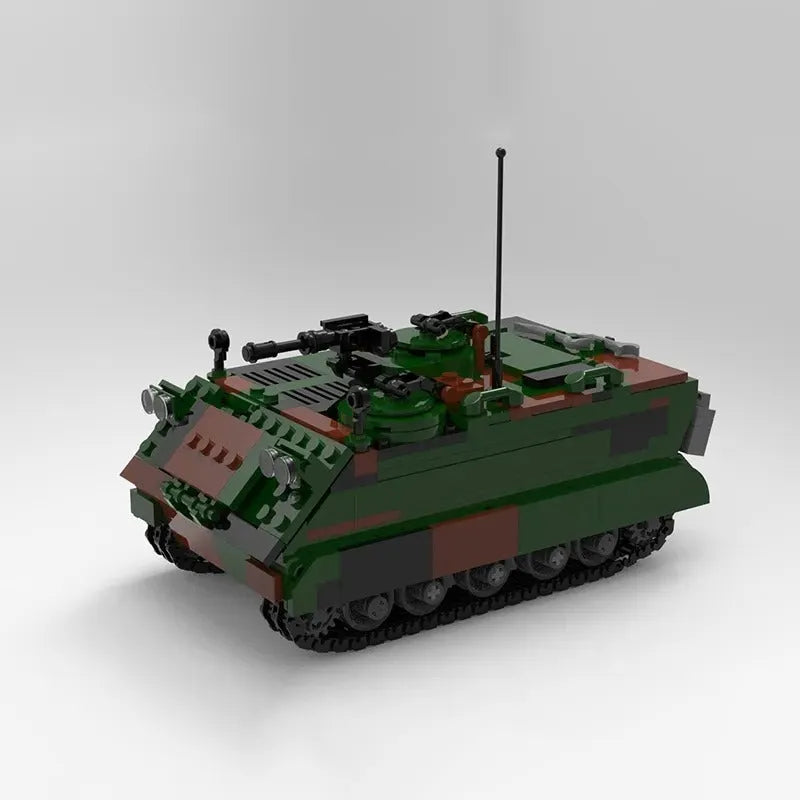 Building Blocks Military WW2 M113 Amphibious Transport Vehicle Bricks Toys Construction Set Toys - 3