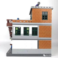 Thumbnail for Building Blocks MOC City Creator Guest House Urban Village Bricks Toys Construction Set Toys - 7