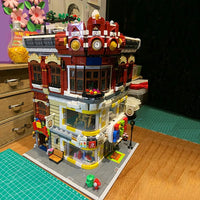 Thumbnail for Building Blocks MOC Creator Expert City Toys and Bookstore Shop Bricks Toy Construction Set Toys - 5