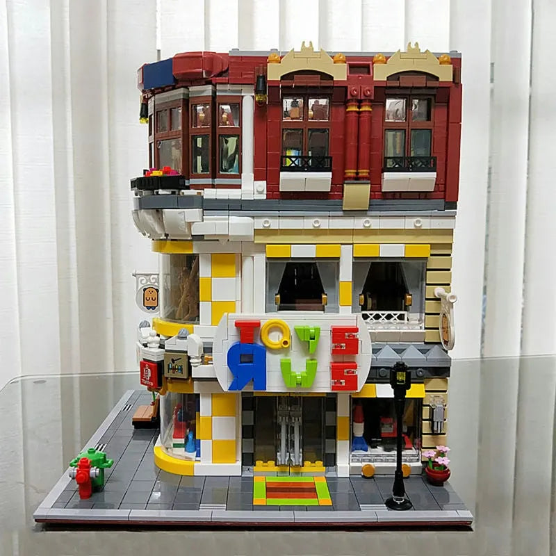 Building Blocks MOC Creator Expert City Toys and Bookstore Shop Bricks Toy Construction Set Toys - 7