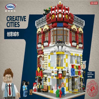 Thumbnail for Building Blocks MOC Creator Expert City Toys and Bookstore Shop Bricks Toy Construction Set Toys - 2