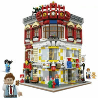 Thumbnail for Building Blocks MOC Creator Expert City Toys and Bookstore Shop Bricks Toy Construction Set Toys - 1