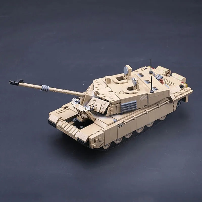 Building Blocks MOC Military Challenger 2 Main Battle Tank Bricks Toys Construction Set Toys - 9