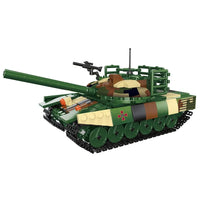 Thumbnail for Building Blocks MOC Military WW2 T72 Main Battle Tank Bricks Kids Toys Construction Set Toys - 1