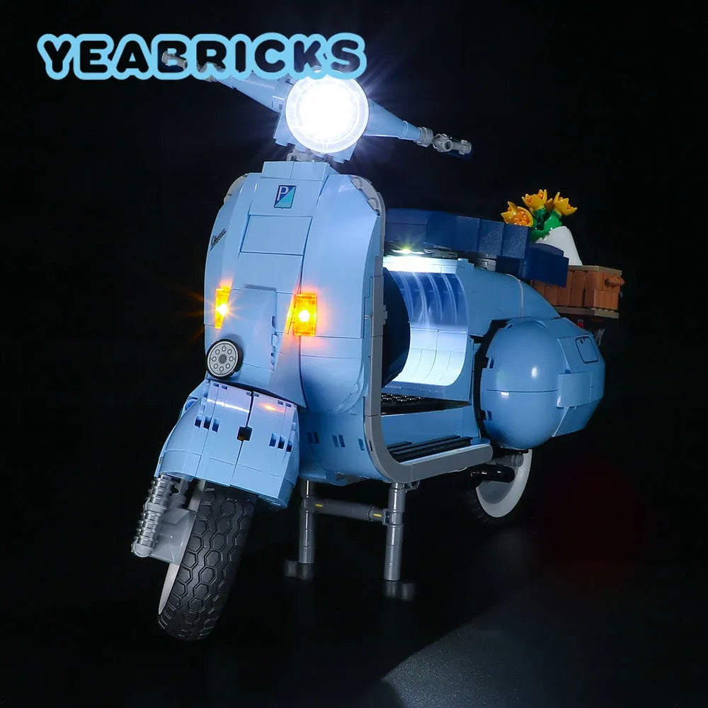 Lights Set DIY LED Light Kit For 10298 Vespa 125 Construction Set Toys - 7