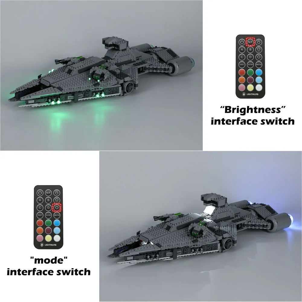 Lights Set DIY LED Light Set For 75315 Imperial Light Cruiser Construction Set Toys - 6