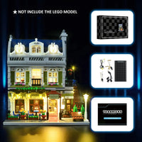 Thumbnail for Lights Set LED Light Kit For 10243 The Parisian Restaurant Construction Set Toys - 9