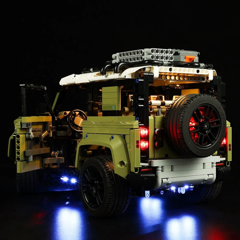 Lights Set LED Light Kit For 42110 Technic Defender Car Construction Set Toys - 2